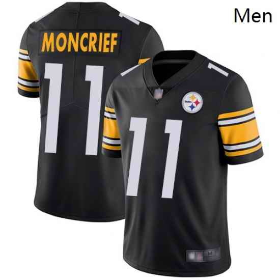 Steelers 11 Donte Moncrief Black Team Color Men Stitched Football Vapor Untouchable Limited Jersey